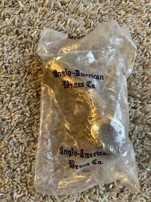 NEW Large Brass Claw and Glass Ball Foot terminal- Anglo American brass company