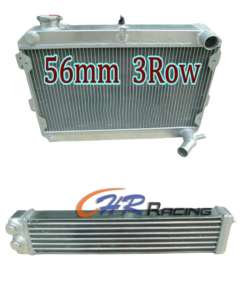 First Gen Rx7 Radiator Aluminum Radiator+Oil cooler For 1979-1985 Mazda RX-7 RX7 SA/FB S1 S2 ...