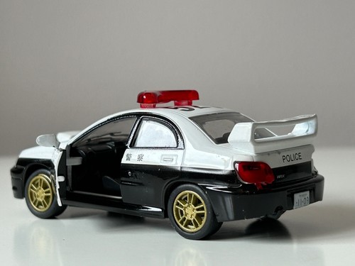Subaru Impreza WRX STI Police Japan Car Model Diecast Amercom 1:43 Scale - Picture 7 of 8