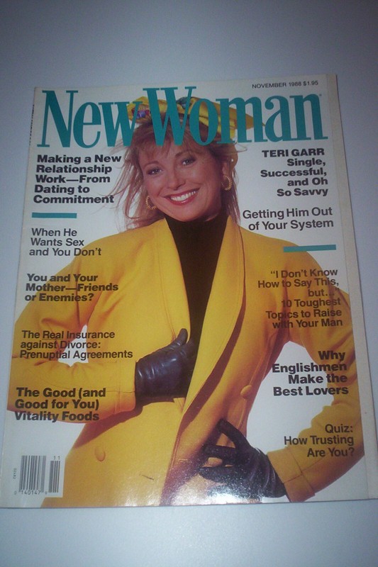 New Woman magazine November 1988 Teri Garr
