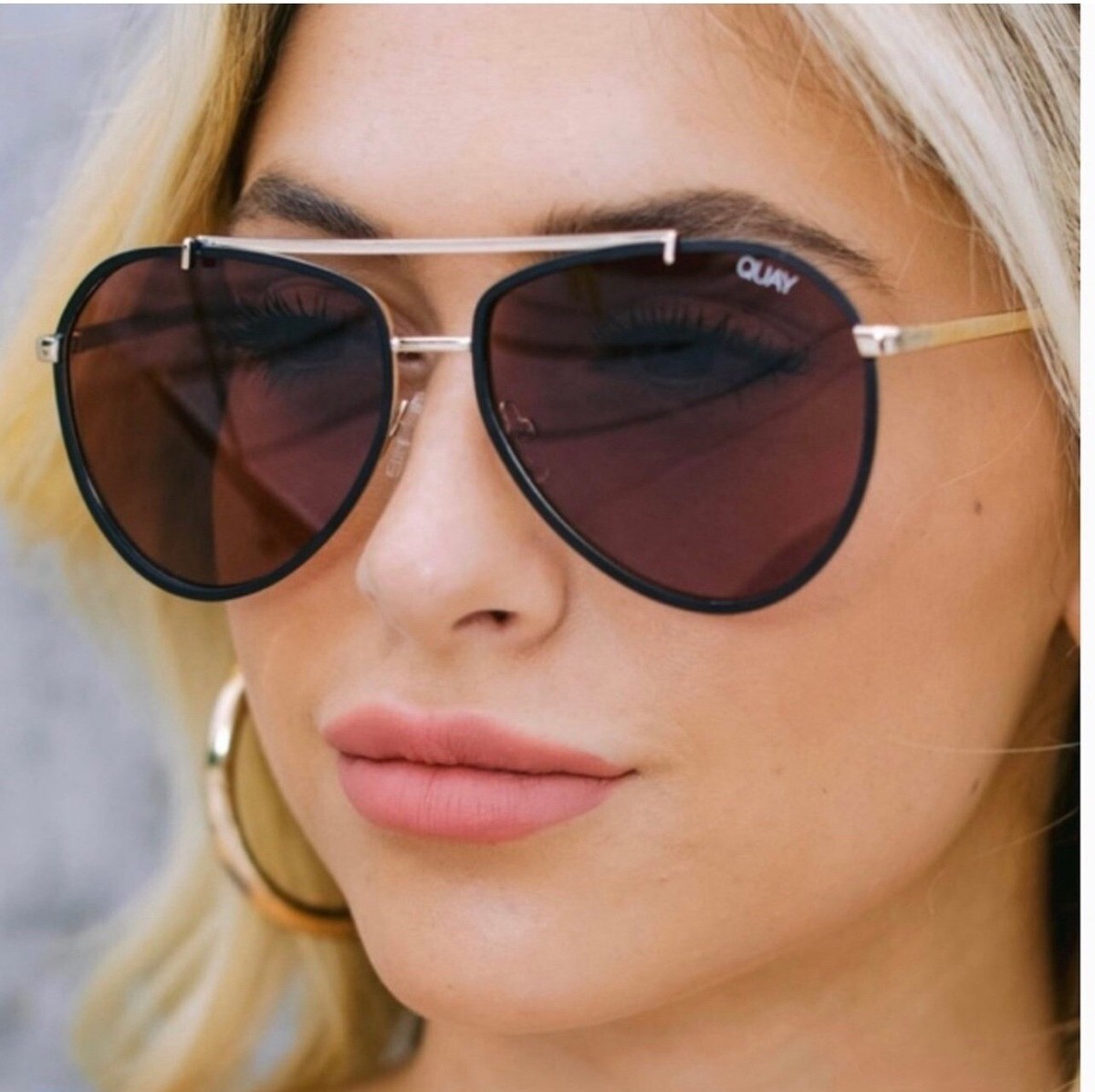 Quay Sunglasses Dirty Habit GOLD /BRN pink | eBay