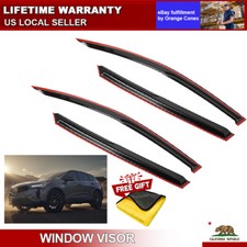 Window Visors Vent For 2019-2025 Acura Rdx Jdm 3d Wavy Mugen Style Rain Guards Window Visors Vent For 2019-2025 Acura Rdx Jdm 3d Wavy Mugen Style Rain Guards