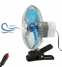 MINI VENTILATORE PORTATILE AUTO CAMPER CAMION DA VIAGGIO 12V 15W ACCENDISIGARI 