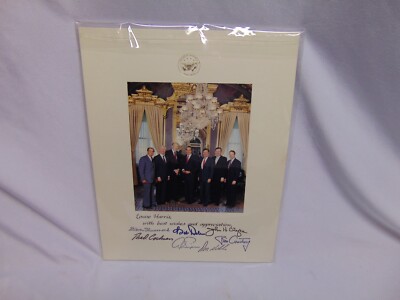 Republican Senatorial Inner Circle Matted 7 Signatures 14'' x 11'' Dole Thurmond