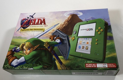 NEW - Nintendo 2DS Legend Of Zelda Link Green Limited Edition w/ Ocarina of Time - Picture 8 of 8