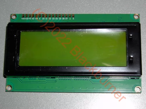 LCD2004a Display 20x4 gelb/ grün Serial Interface IIC I2C