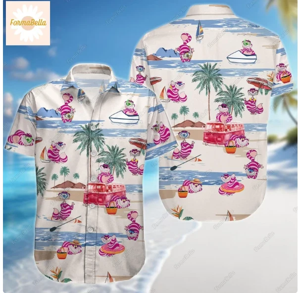 Halloween Cheshire Cat 3D HAWAII SHIRT