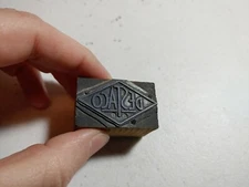 Vintage Letterpress Printing Block DESTACO Advertising