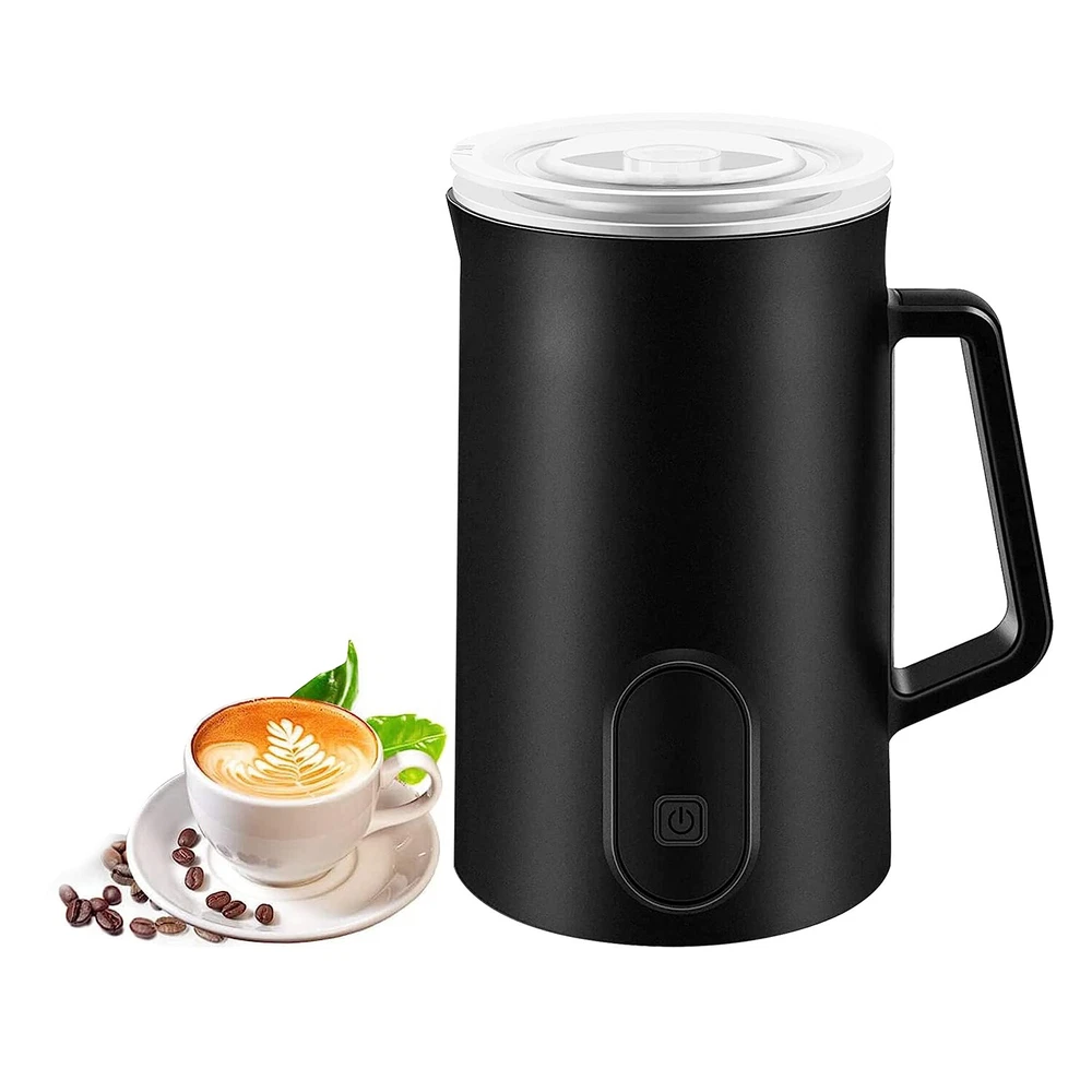 Milk Frother For Cappuccino Heating Coffee Maker W/Electric Base Stainless Steel Milk Frother For Cappuccino Heating Coffee Maker W/Electric Base Stainless Steel