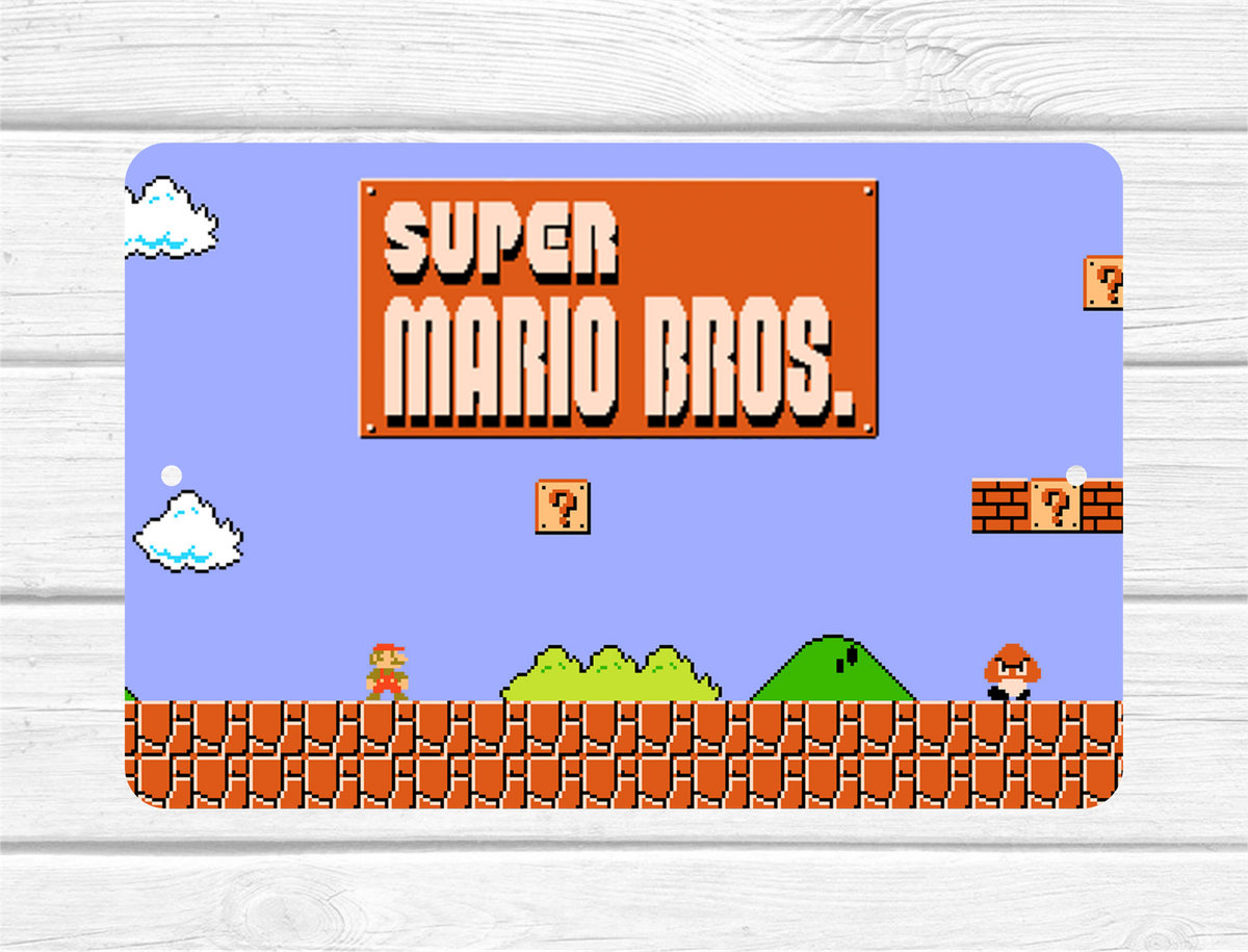 Super Mario Bros Nes Logo Super Mario Bros NES Cover Freemans