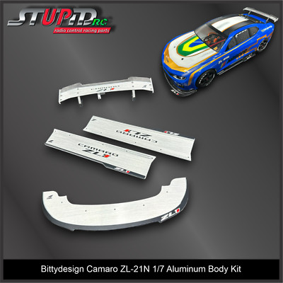 Bittydesign Camaro ZL-21N 1/7 Compatible Aluminum Body Kit - StupidRC