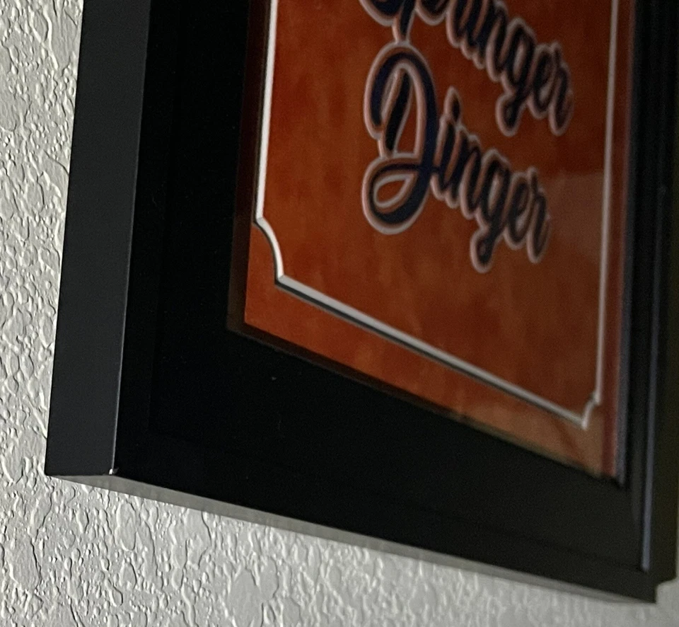 George Springer Houston Astros World Series Sports Illustrated Custom Frame Auto - Image 4 of 4