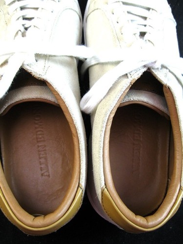 Allen Edmonds "COURTSIDE" Suede Derby Sneakers 10 D Bone Discontinued(259N) - 第 10/10 張圖片