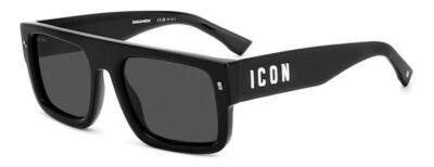 Dsquared2 Sunglasses ICON 0008/S 807/IR Black Grey Men