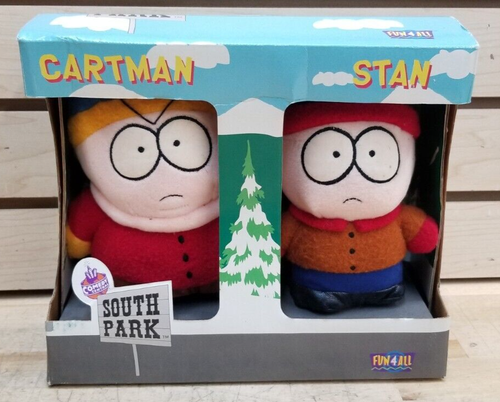 South Park Fun 4 All Comedy Central Cartman Stan 6" Plush Figures Box