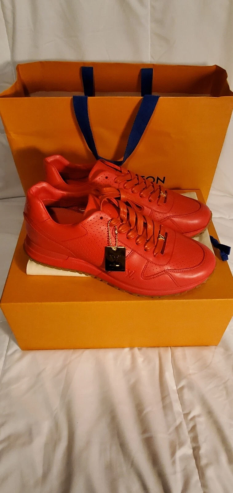 Gomme rouge Supreme x Louis Vuitton Runaway 2017   Taille 9