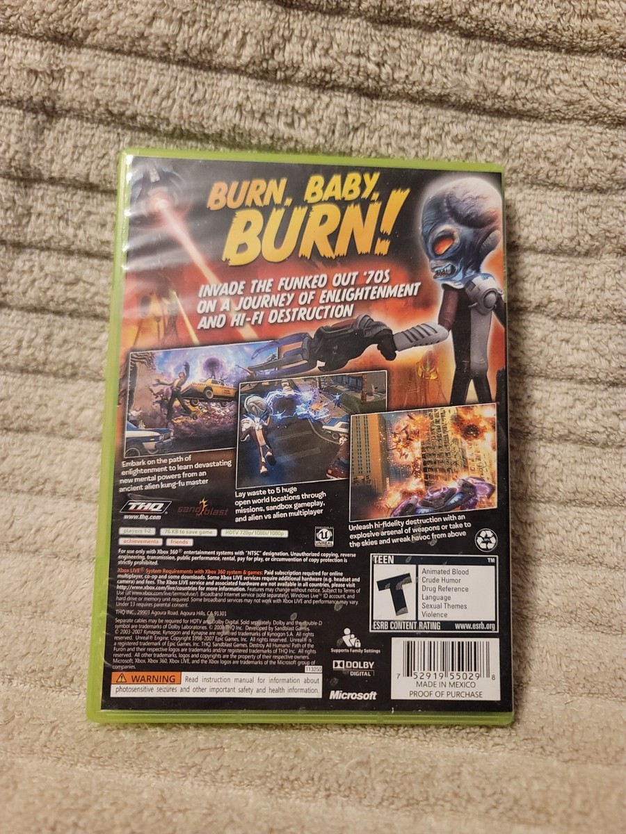 Destroy All Humans Path of the Furon (Microsoft Xbox 360, 2008