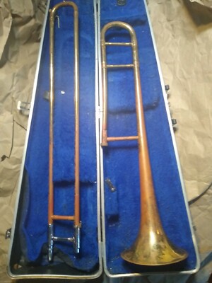 【値下げ】Holton Collegiate ホルトン　カレッジエイト　USA製 Holton Collegiate Trombone, with case and mouthpiece, USA
