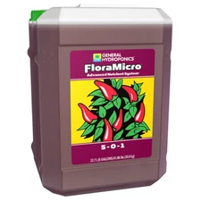 General Hydroponics Floramicro 5-0-1, 6 gal.