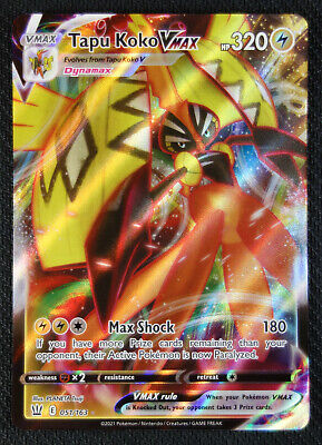 Pokemon Card Tapu Koko VMAX 051/163 Battle Styles NM/M 