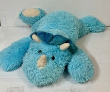 Rare 18 Plush Blue Triceratops Dinosaur DanDee Cuddle Buddy Fast Shipping