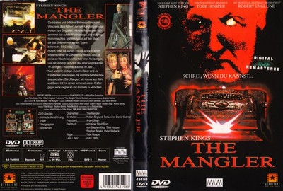 Stephen King's + THE MANGLER + Robert Englund (DVD) Tobe Hooper, Ted Levin UNCUT