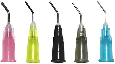 Bent Needle Tips 100/Pkg, 18/20/22/25 Gauge, 5 Colors, Free Shipping