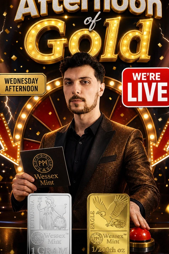 Wessex Mint Bullion Deals – Solid 999 GOLD & SILVER Bars – LBMA Certified!