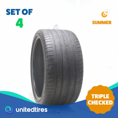 Set of (4) Used 305/30ZR21 Goodyear Eagle F1 Asymmetric 3 NA0 104Y - 5-5.5/32