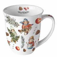 Tasse, Porzellantasse Playing Outside 0,4L Ambiente | Winter, Kinder
