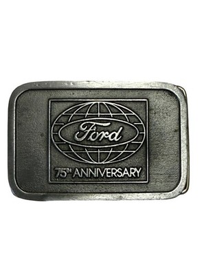 Vintage Ford 75th Anniversary Belt Buckle With Original Box 1978 Heritage Mint U