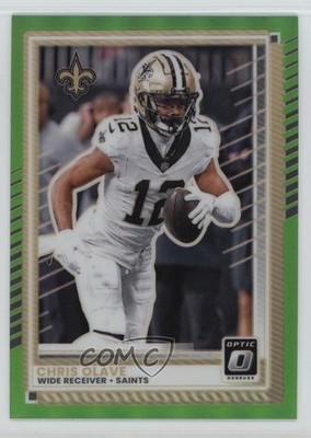 2025 Panini Donruss Optic Neon Green Prizm 46/199 Chris Olave #73 1q03