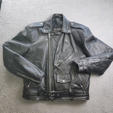 Giacca Moto Vintage Wilsons Pelle Uomo L Biker Cafe Racer Moto Invecchiata