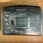 Vintage sony walkman Groove 1980s wm-fx465 radio works Tape Player TESTED