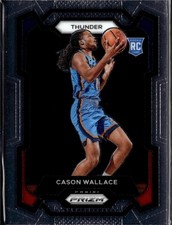 2023-24 Panini Prizm #139 Cason Wallace Prizms Silver