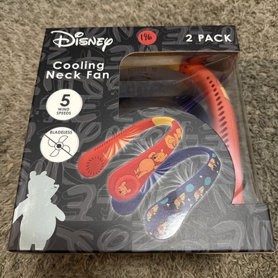Disney World Neck Fan- Portable, Rechargeable & Hanging Air Cooler 2 Fans!!