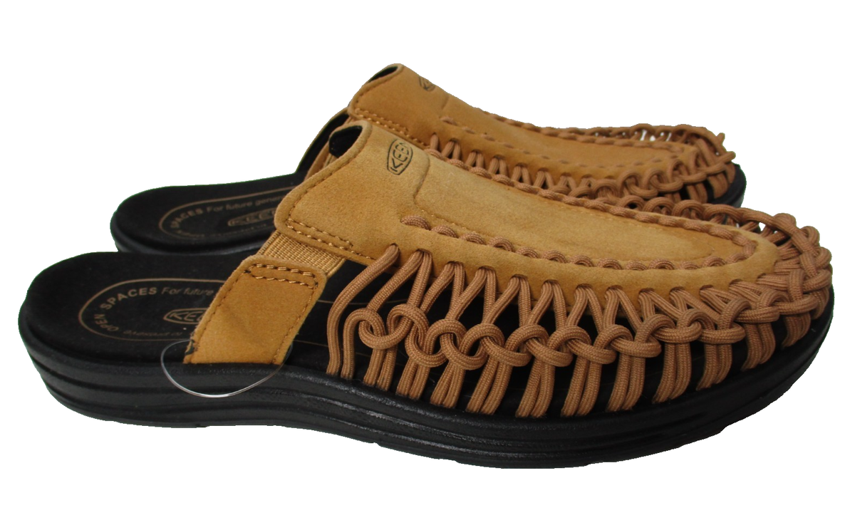 Keen Uneek II Slides Sandals Slip On Brown Cathay Spice Mens  display picture 3