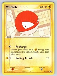 Voltorb 80/101 EX Hidden Legends