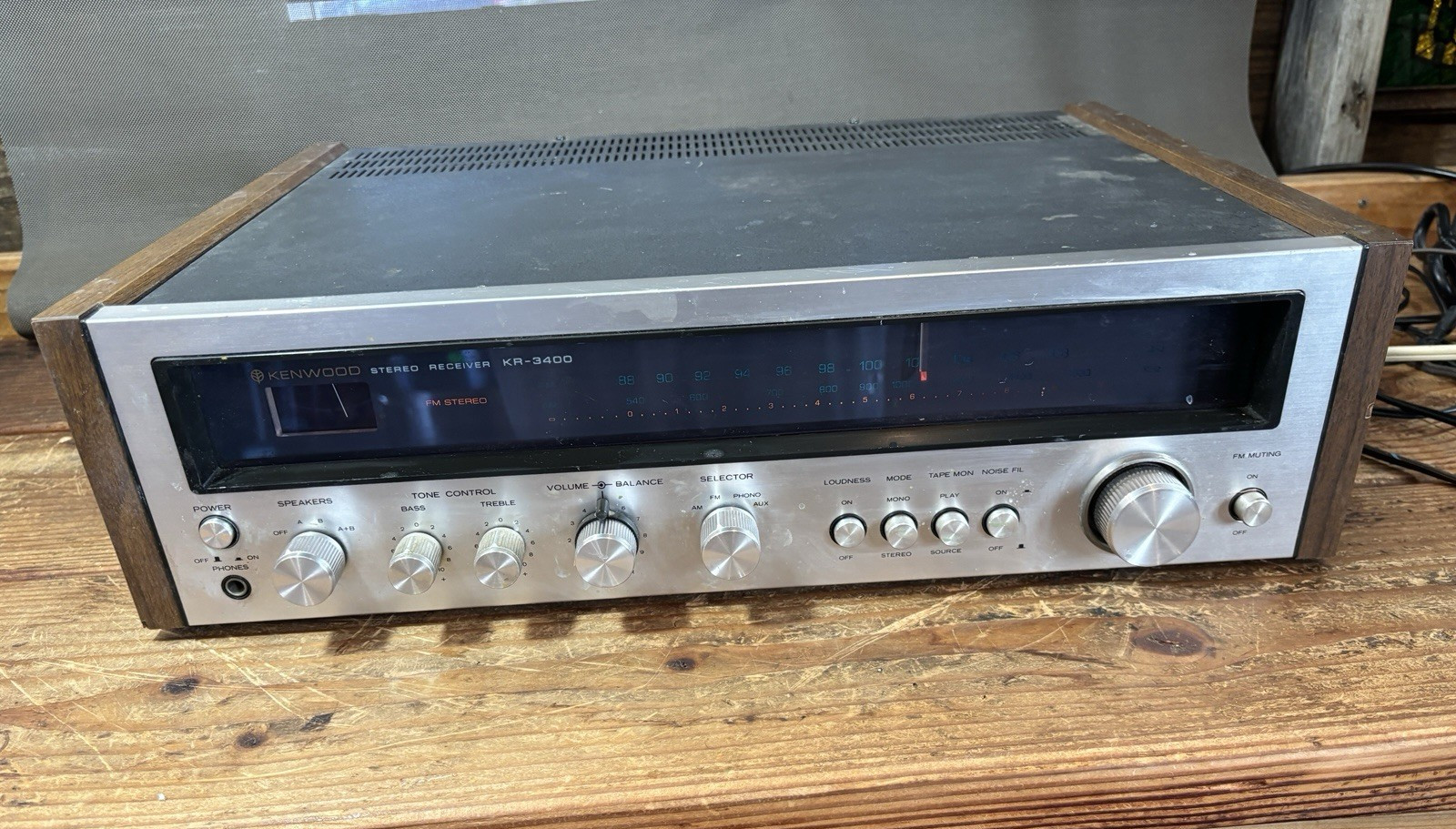 Kenwood KR 3400 vintage audio equipment - eBay listing photo 2