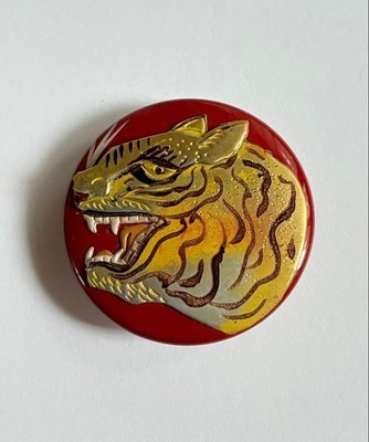 Tiger Loop Tie Vermilion Lacquerware Unisex Lightweight 4cm