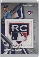 2021 Topps 2021 Rookie Card Manufactured Patch Nate Pearson #RP-NP Patch 0l2. rookie card picture