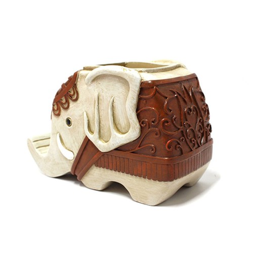 Elephant Mobile Phone Holder Pen Pot Stand Cellphone Desk Creative - 第 7/12 張圖片