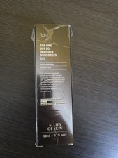 NIB Allies of Skin The One SPF 50 Invisible Sunscreen Gel 50ml/1.7 oz. Free Ship