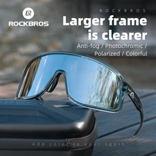 ROCKBROS Sports Sunglasses Outdoor Polarized/Photochromic Cycling Glasses UV400