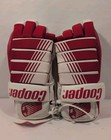 Cooper AS50 Hockey Gloves - Vintage Hockey Gloves - New Old Stock - Red/White
