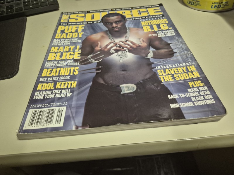 THE SOURCE magazine Puff Daddy Notorious B.I.G Mary J Blige Beatnuts Kool Keith 