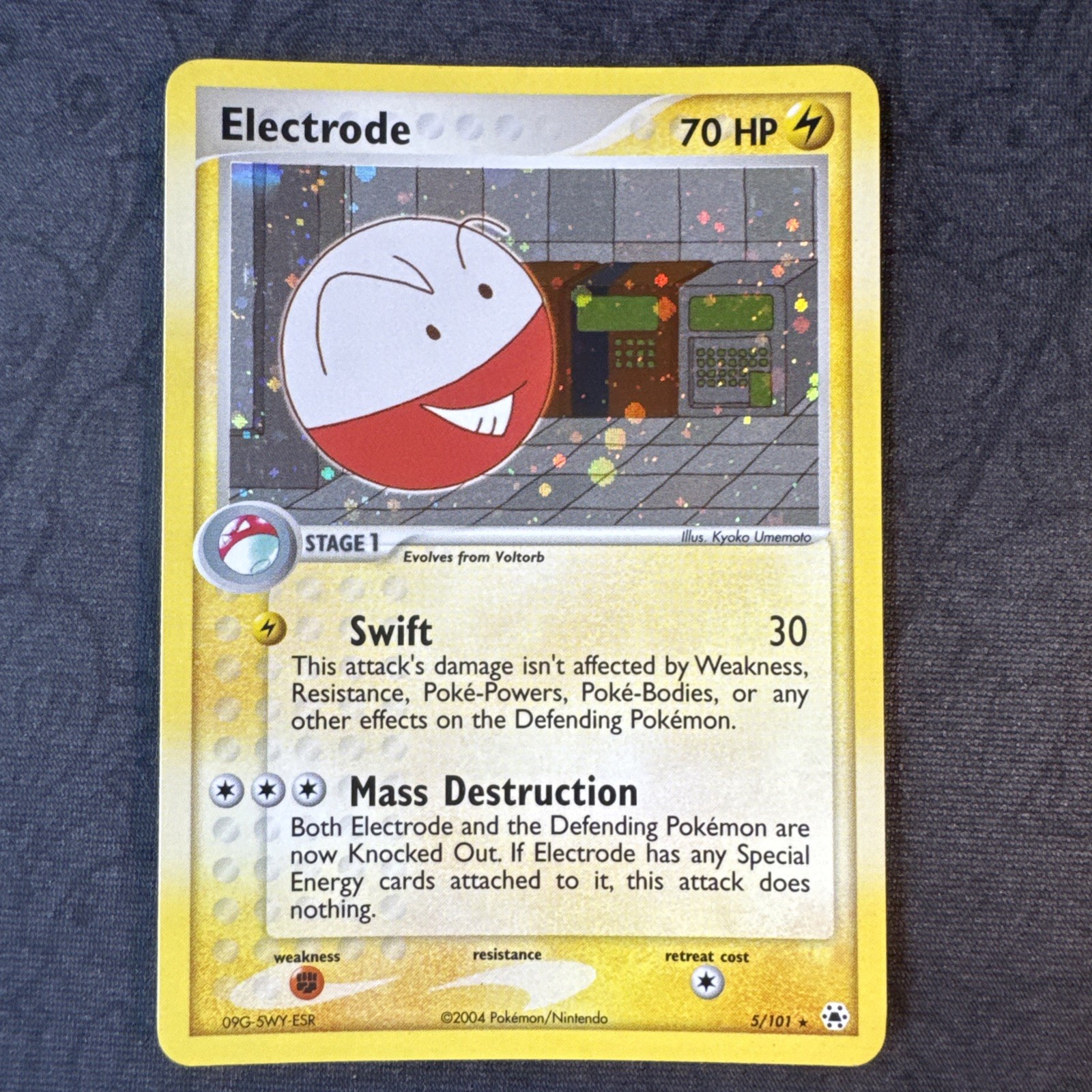 Electrode 5/101 Hidden Legends Holo Pokemon