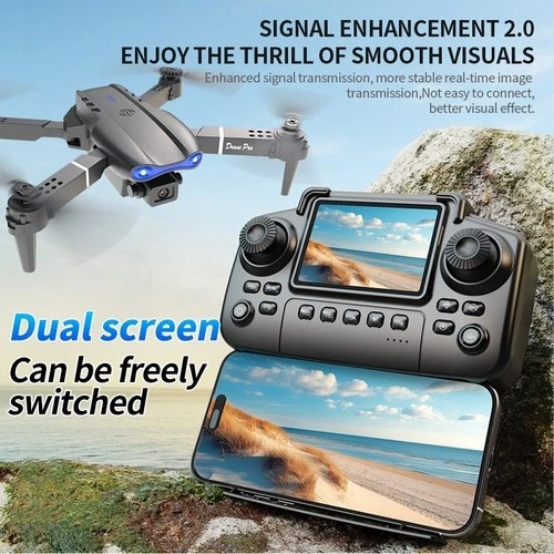 Drone With Remote Control, Dual Camera, Obstacle Avoidance, Foldable Arms