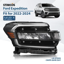 For 2022-2024 Ford Expedition Full LED Headlight w/o Signature Light Passenger R