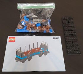 LEGO 10013 Trains My Own Train Open Freight Wagon COMPLETE w/ Instructions